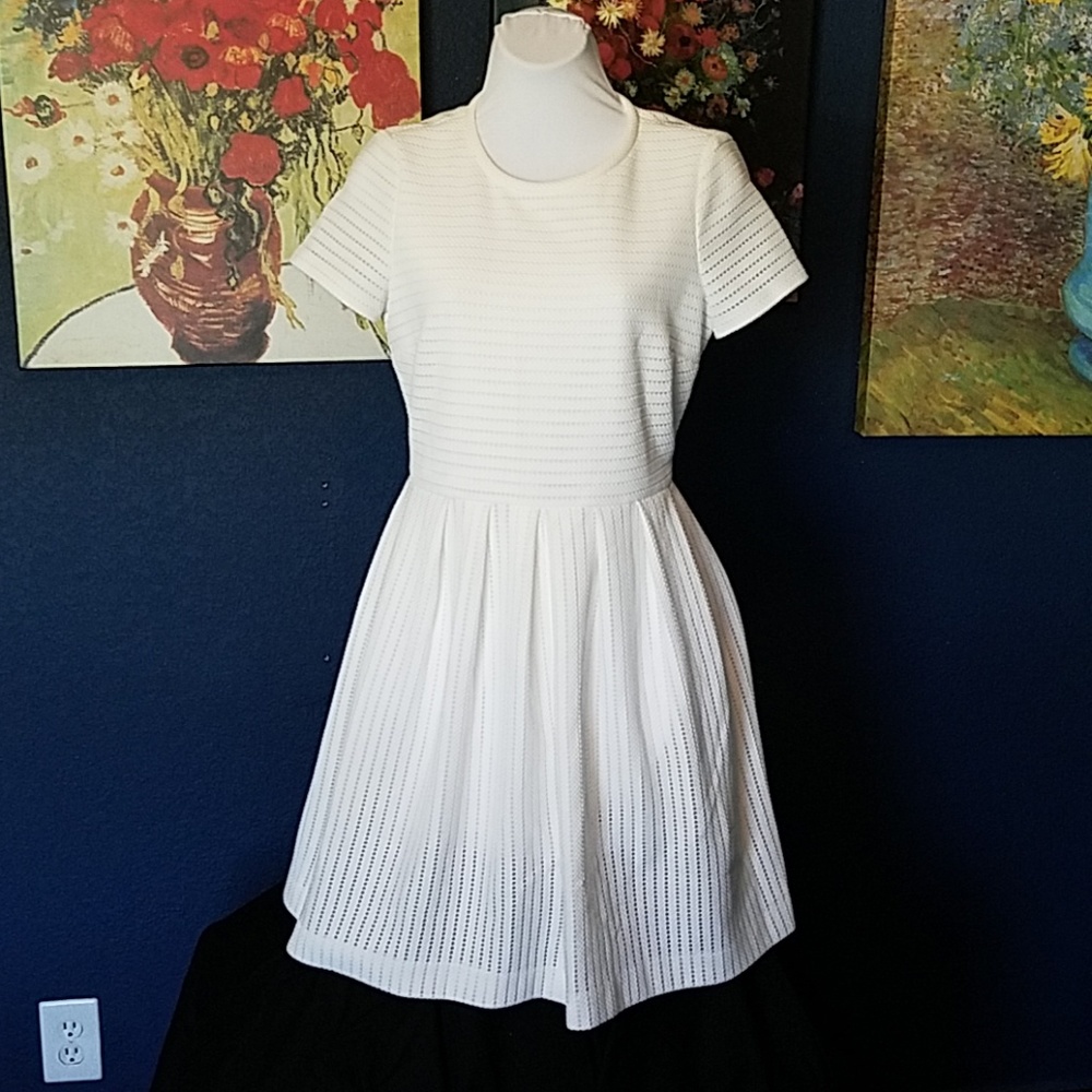 Calvin Klein White Dress 8P